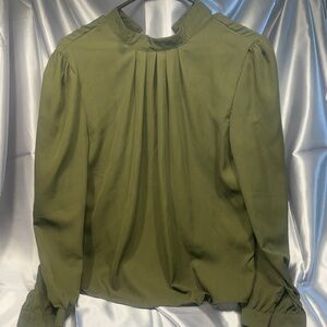 Olive Green Women's Top